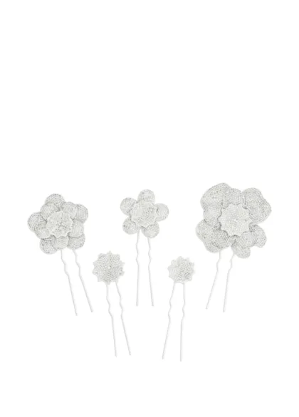 RENESA Gümüş Pin Toka Set — 2. görünüm