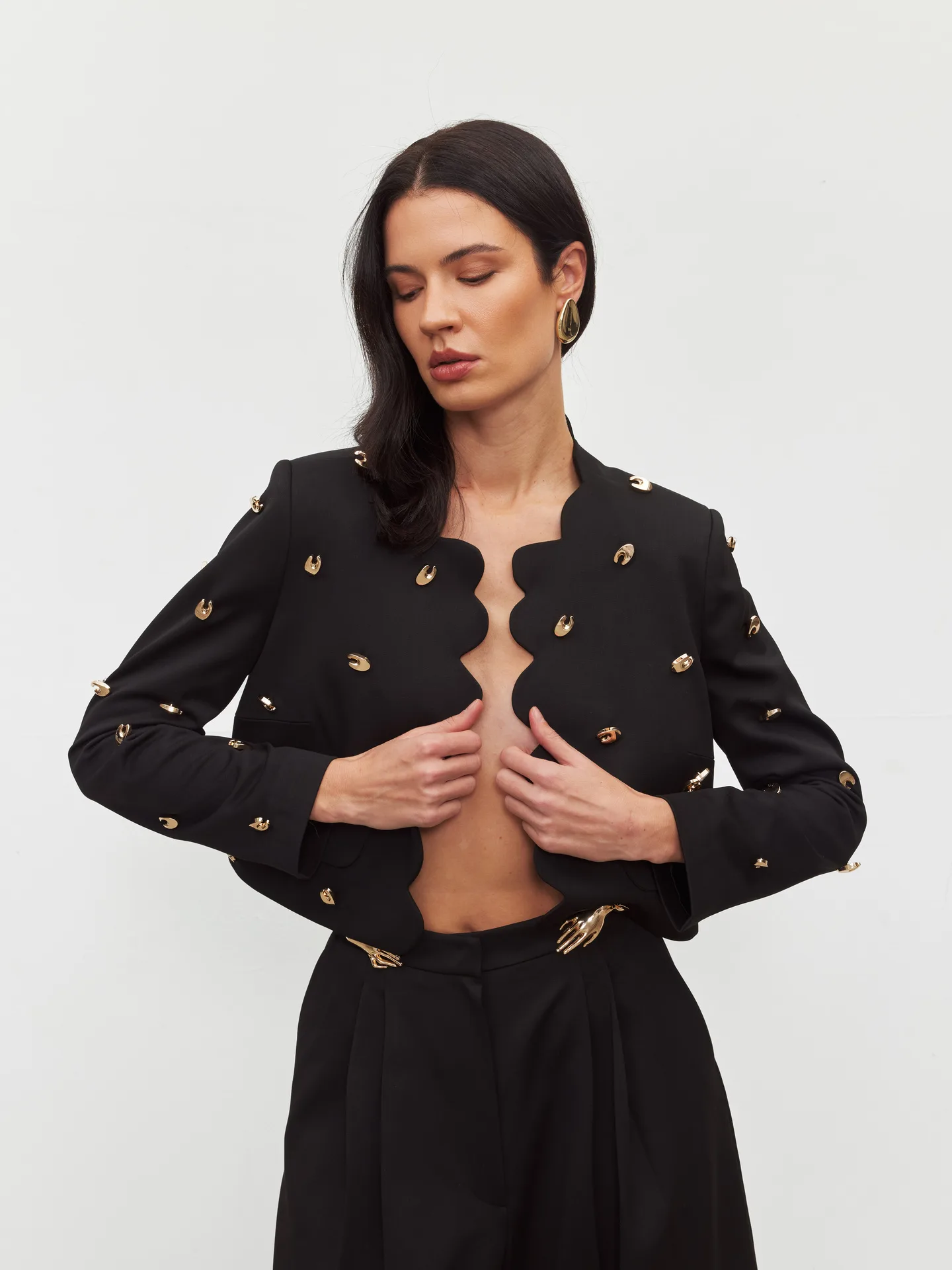 Linea Culotte Kesim Crop Ceket — 4. görünüm