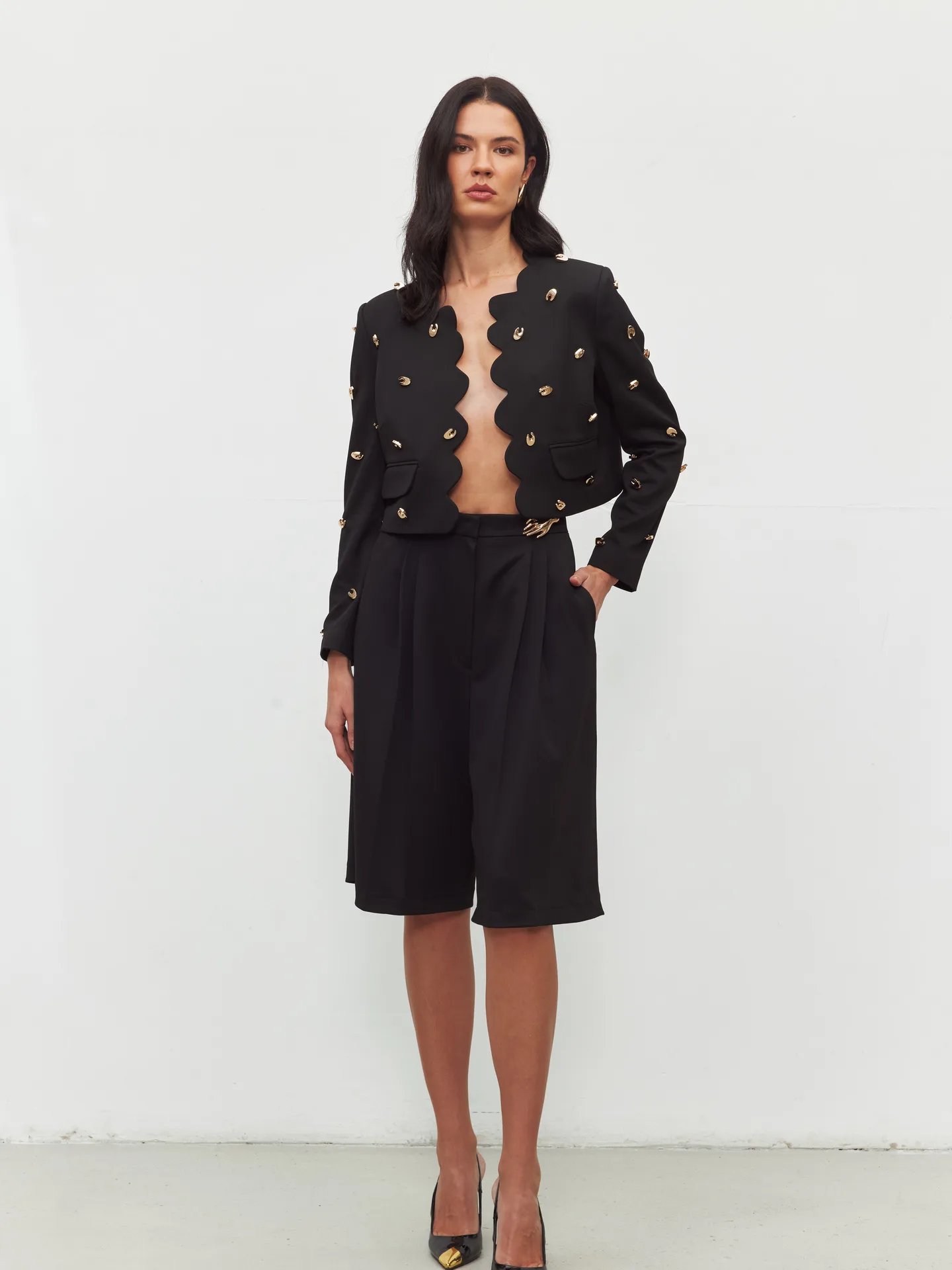 Linea Culotte Kesim Crop Ceket