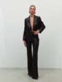 Karina V Yaka Crop Ceket — 2. görünüm