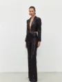 Karina V Yaka Crop Ceket — 4. görünüm