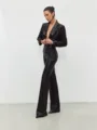 Lisa Couture Işıltılı Geniş Paça Pantolon — 3. görünüm