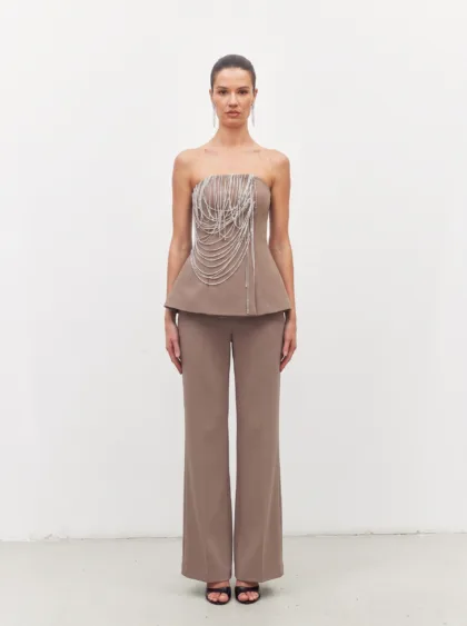 Audrey Geniş Paça Pantolon