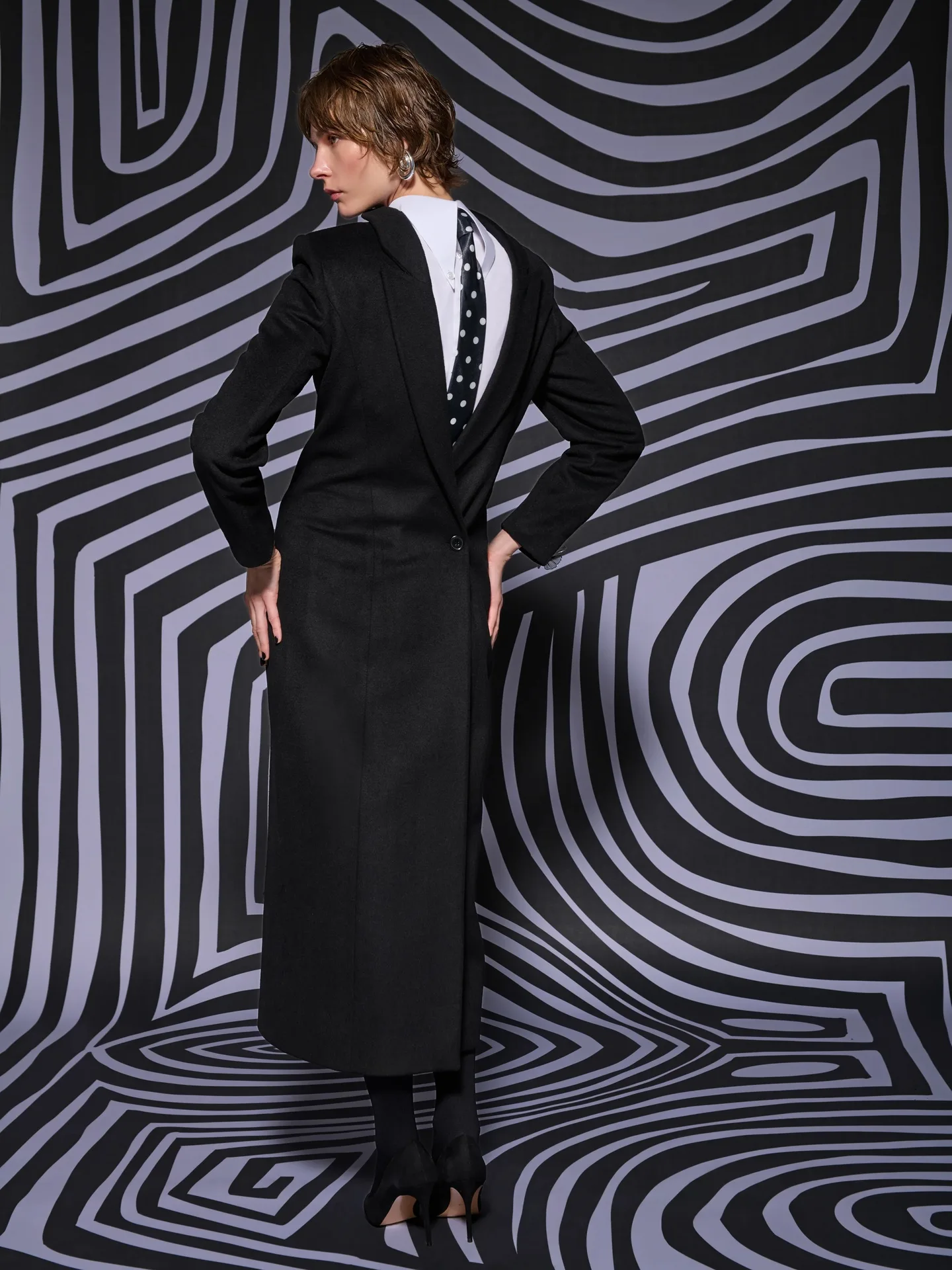 Her Opposé Long Coat
